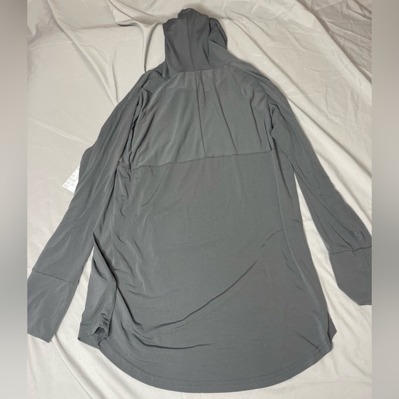 LuLaRoe Amber lightweight gray  hoodie NEW with tags - Picture 7 of 9